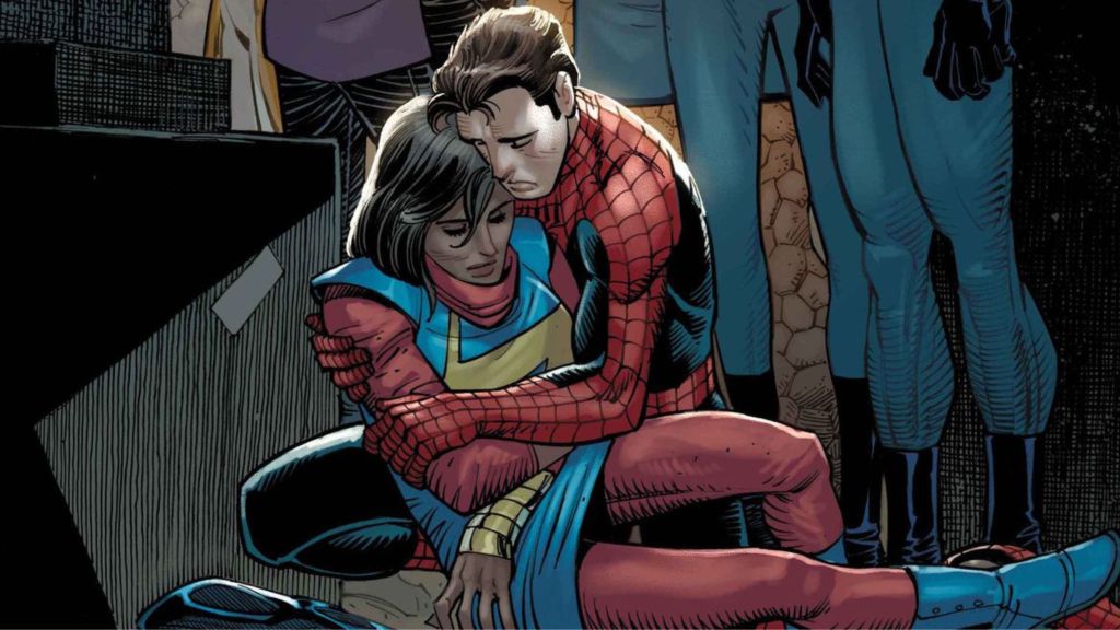 Spider-Man and Kamala Khan in Marvel Comics