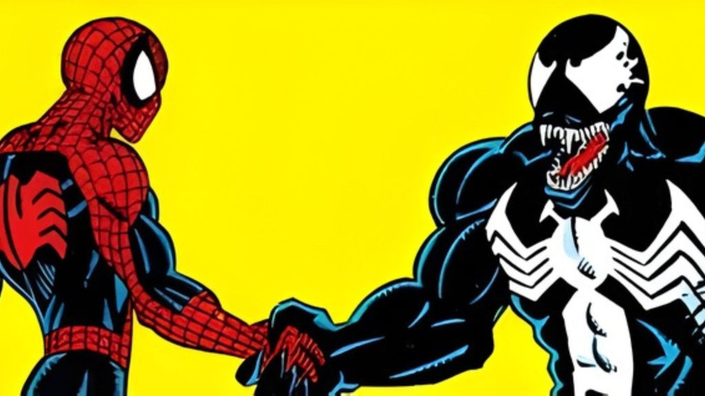 Spider-Man and Venom in Marvel Comics