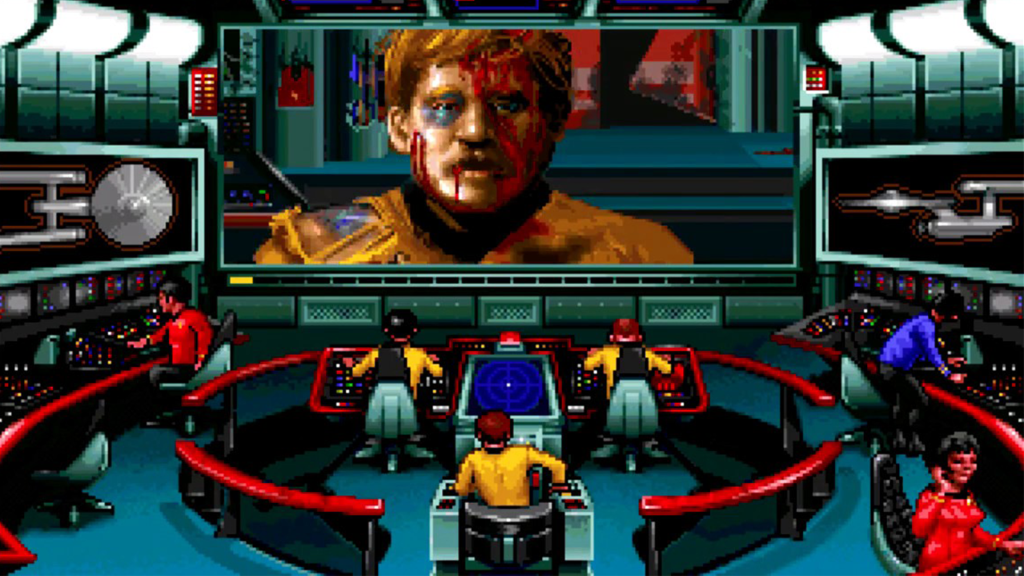 A screenshot from Star Trek: Judgement Rites.