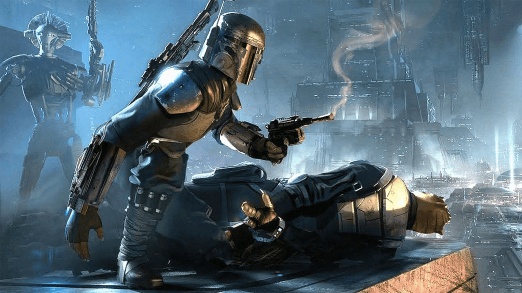 Promotional art for the cancelled game, Star Wars 1313.