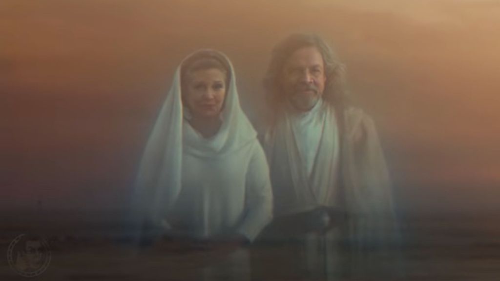 Star Wars Force Ghost Luke and Leia