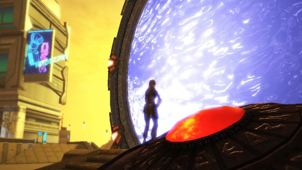 A screenshot from Stargate Worlds.