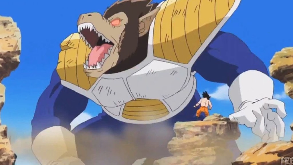 Vegeta Ape Goku Dragon Ball Z