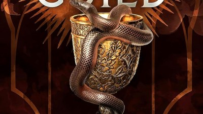 The cropped cover of Verity Guild featuring a golden cup and a snake