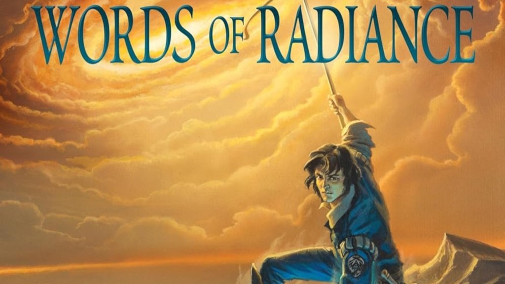 The cropped cover of Words of Radiance by Brandon Sanderson