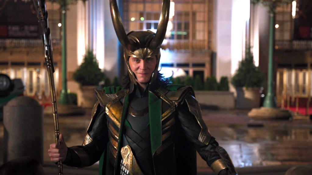 Tom Hiddleston as Loki in The Avengers (2012)