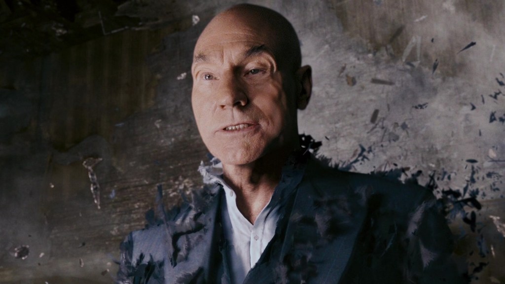 Patrick Stewart as Professor X dying in X-Men: The Last Stand (2006)