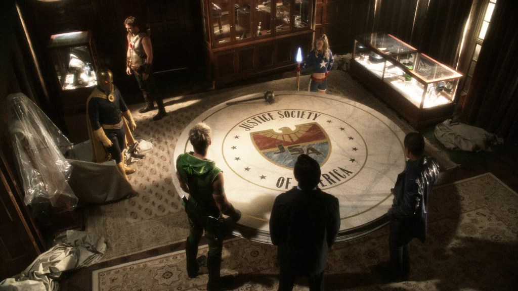 The Hall of Justice in the Smallville episode Absolute Justice