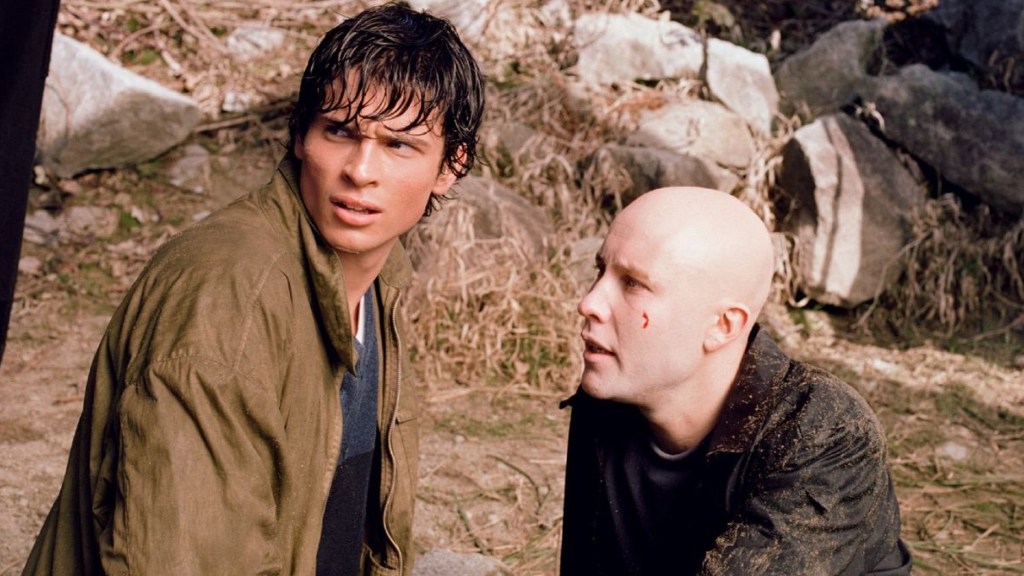 Clark Kent and Lex Luthor in Smallville episode Pilot