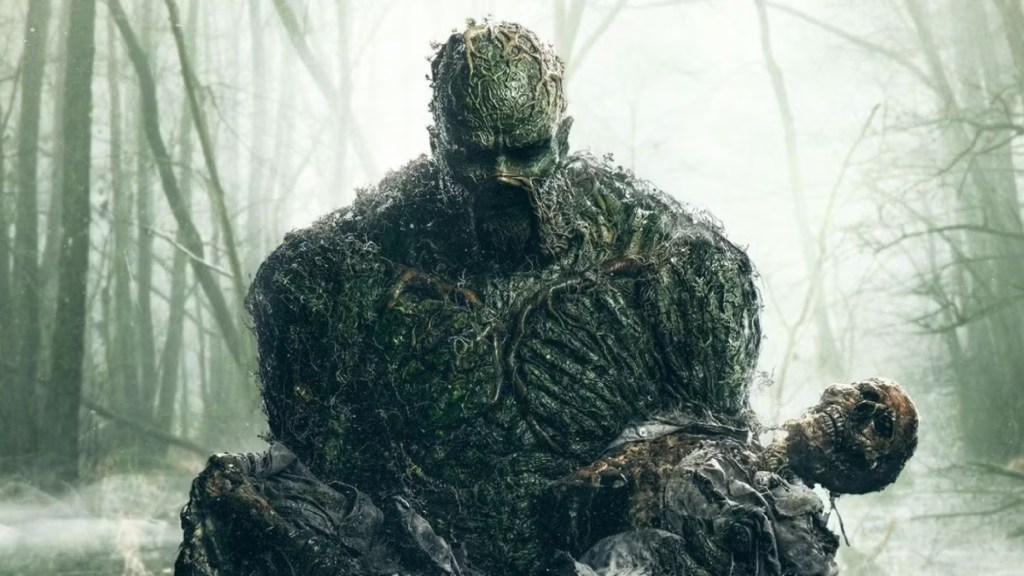 A promotional image for the Swamp Thing TV show