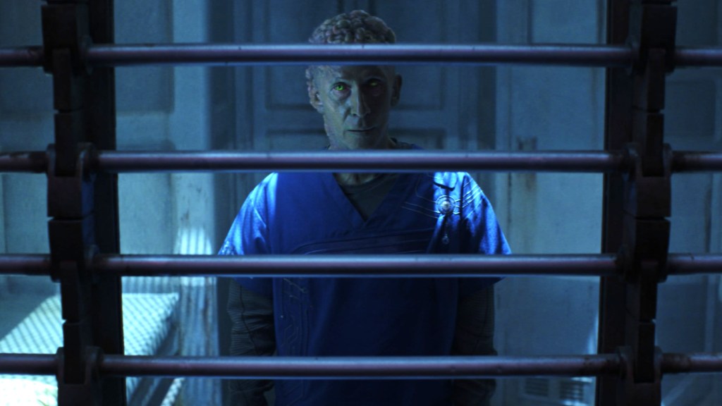 The Leader in a cell on the Raft in the post-credits scene of Captain America: Brave New World (2025)