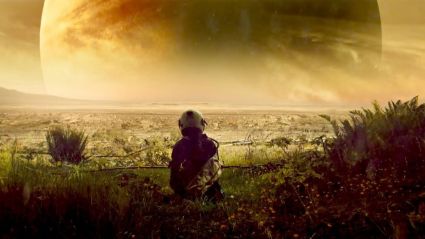 An alien world in sci-fi movie Prospect