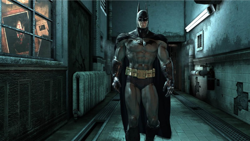 A screenshot from Batman: Arkham Asylum.