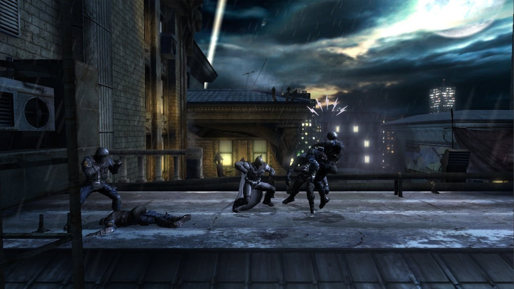 A screenshot from Batman: Arkham Origins Blackgate (2013)