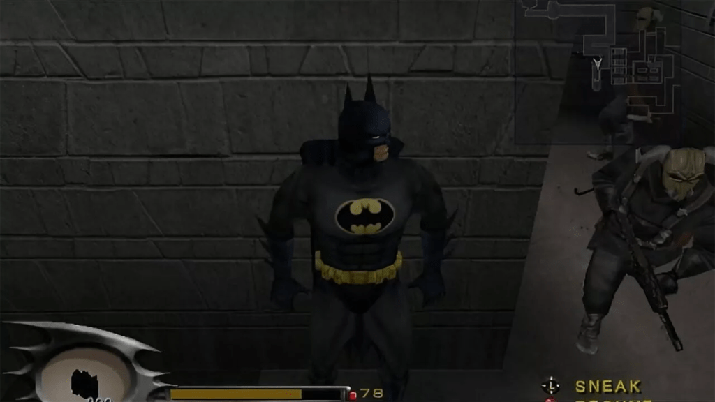 A screenshot from Batman: Dark Tomorrow (2003)