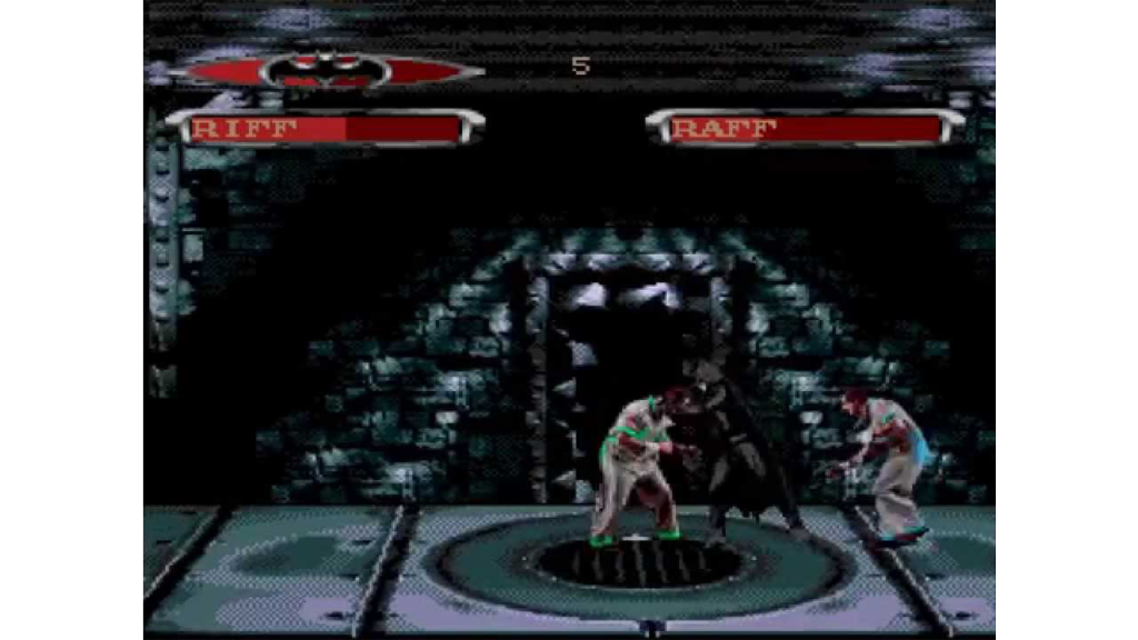 A screenshot from Batman Forever (1995)