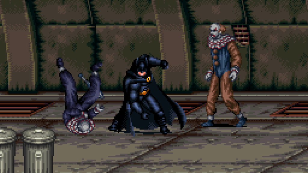 A screenshot from Batman Returns (1992) 