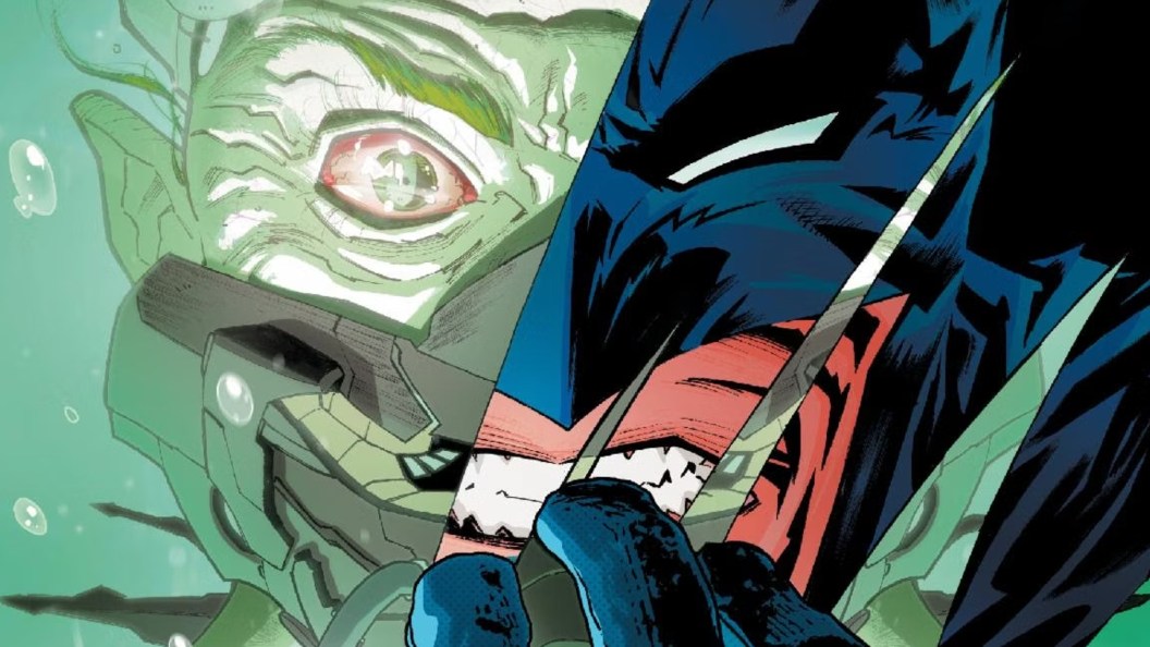 Batman and Joker Split Face