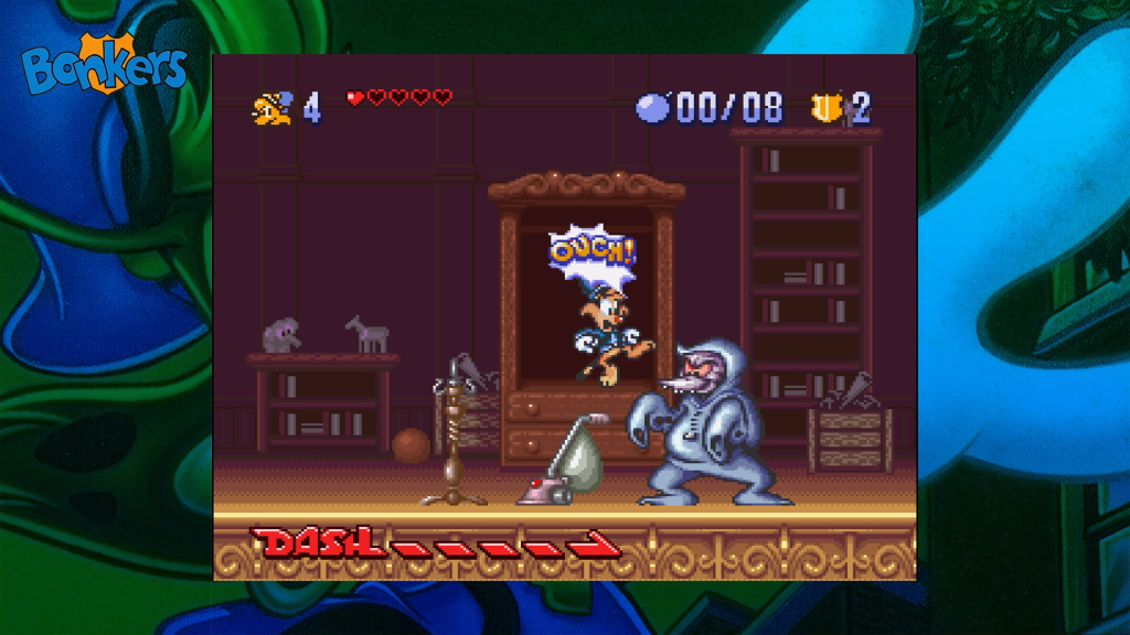 A screenshot from Bonkers in The Disney Afternoon Collection on the Nintendo Switch 2.