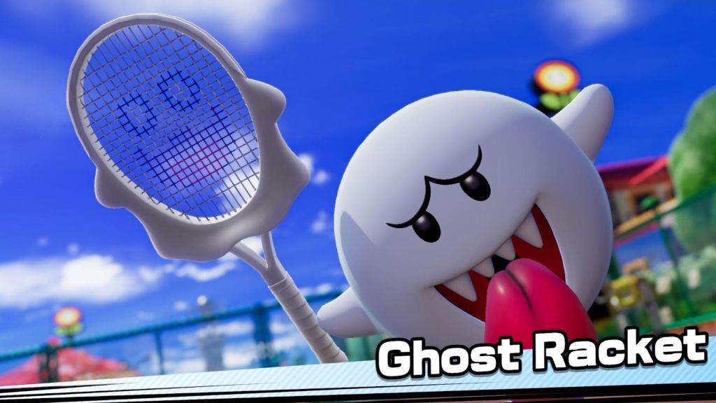 Boo with Ghost Racket