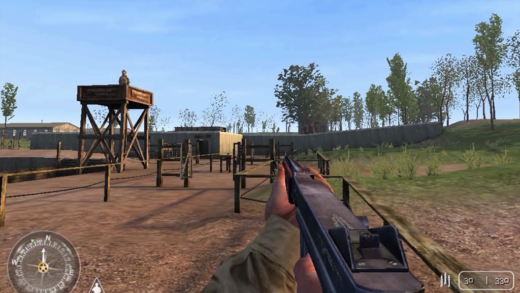 A screenshot from Call of Duty.