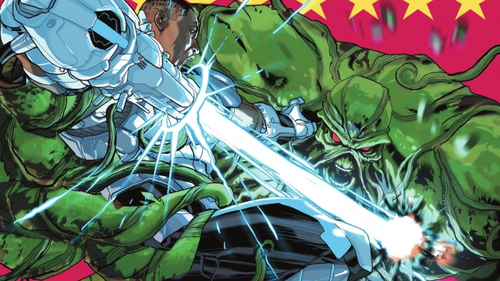 Cyborg vs Swamp Thing