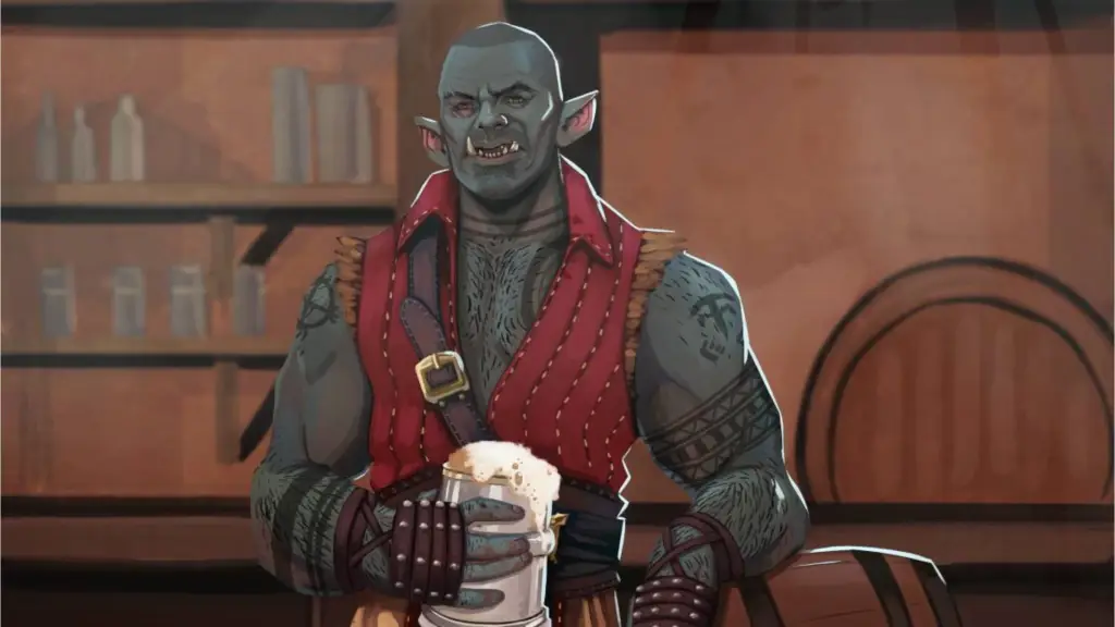 D&D Pugilist NPC character from third-party document