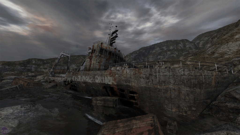 A screenshot from Dear Esther (2012).