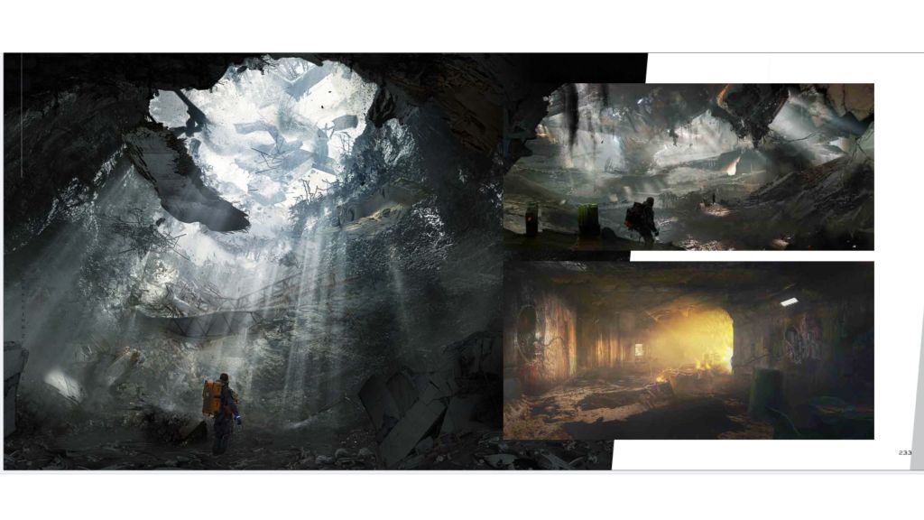 Death Stranding 2 Full Color Scenery Art