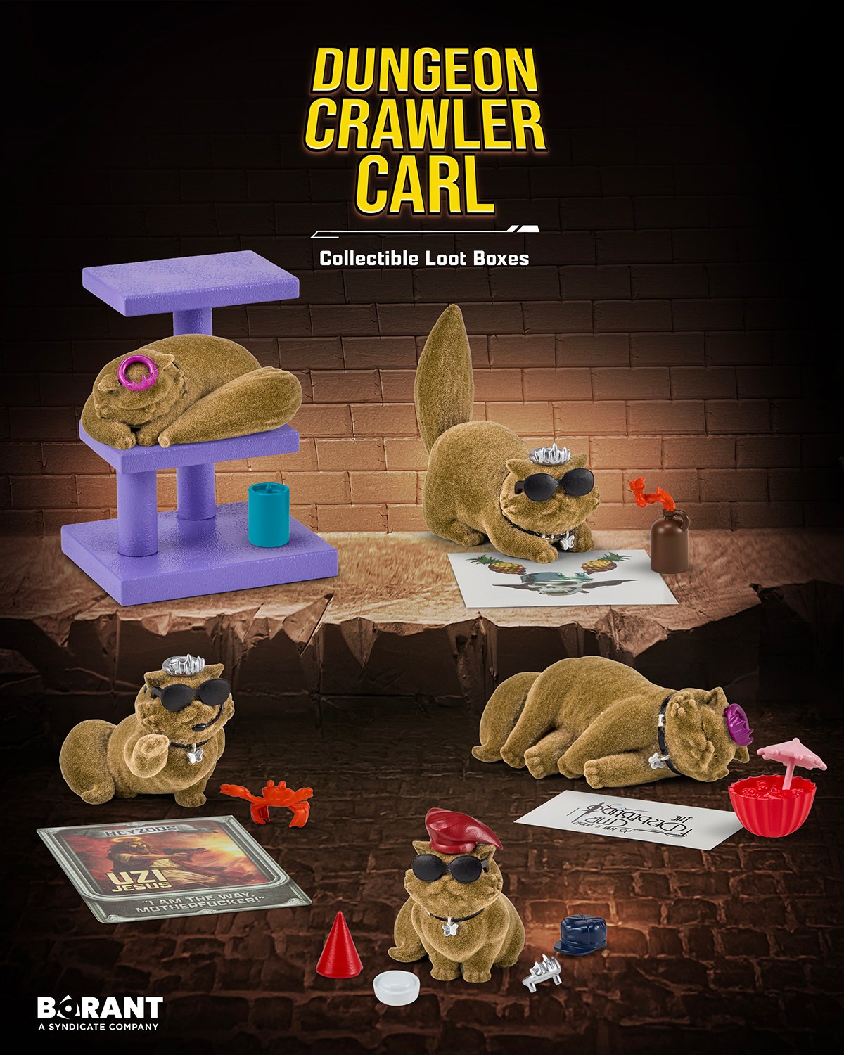 Playmates Toys unveils a line of toys and collectibles based on “Dungeon Crawler Carl,” while Princess Donut steals ...
