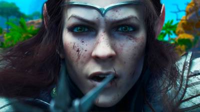 A character from The Elder Scrolls Online looking shocked.