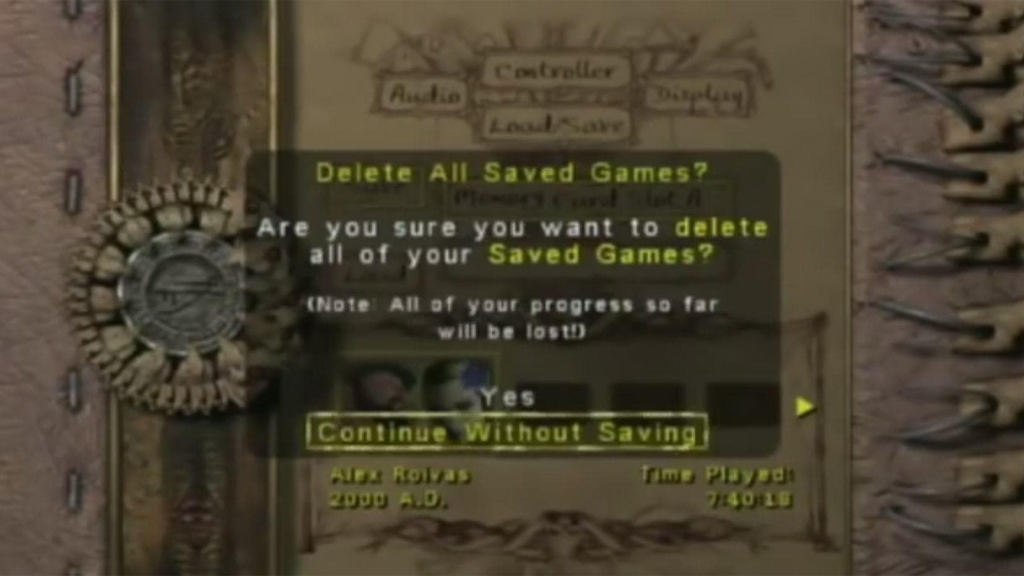 A screenshot from Eternal Darkness (2002).