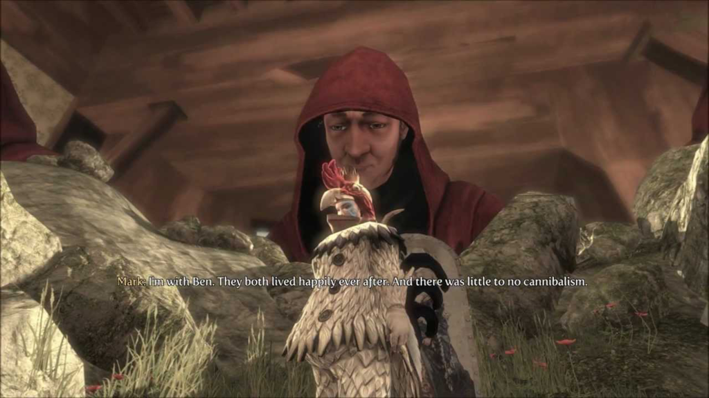 A screenshot from Fable III The Game quest.