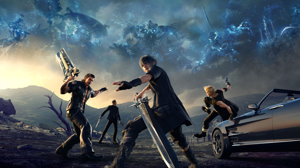 Promotional art for Final Fantasy XV.