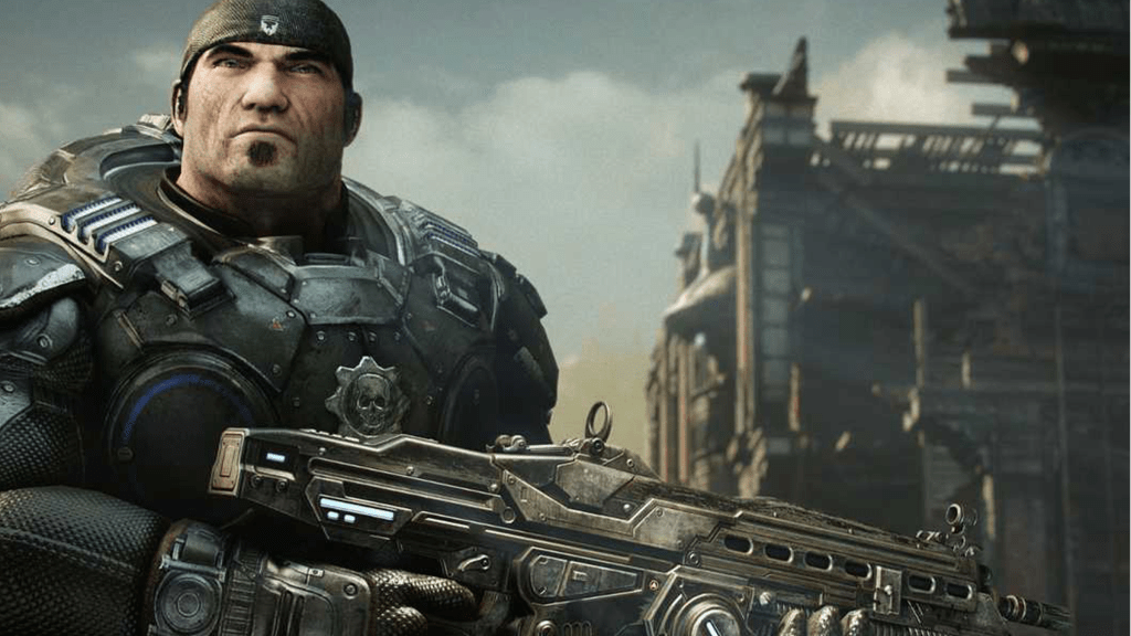 A screenshot from Gears of War.