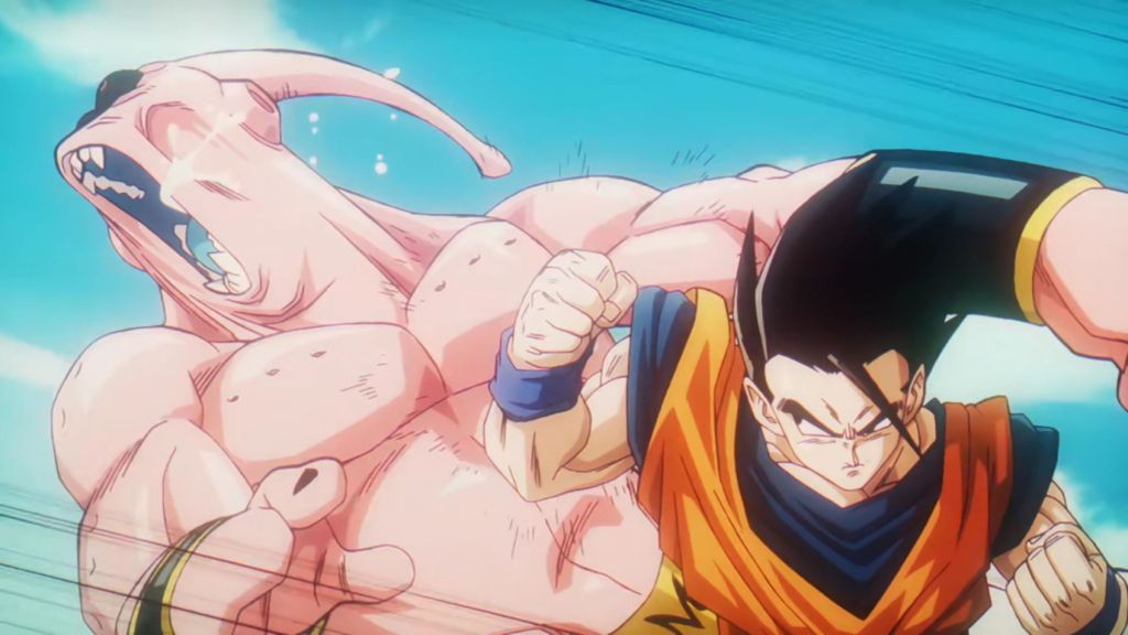 Gohan vs Kid Buu in Dragon Ball Z