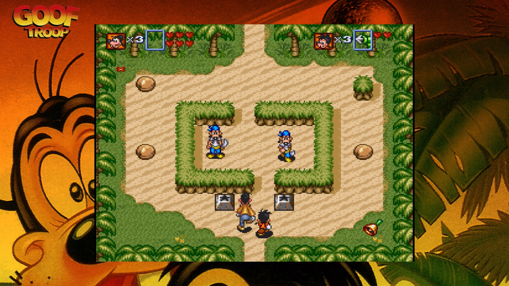 A screenshot from Goof Troop in The Disney Afternoon Collection on the Nintendo Switch 2.