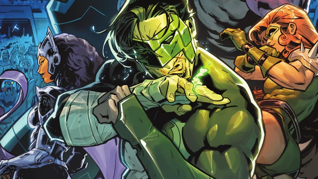 Green Lantern Galactic Slam Cover