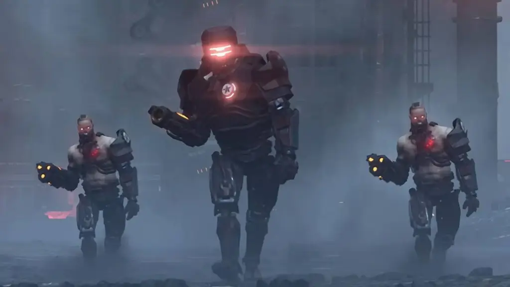 Helldivers 2 Cyborg Legion enemies