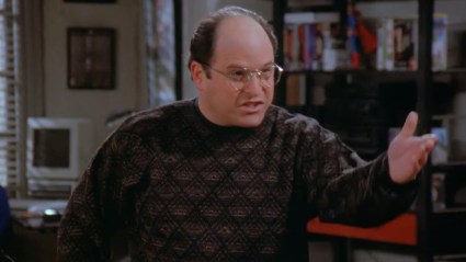 Jason Alexander as George Costanza on Seinfeld