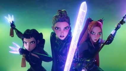 The main trio in KPop Demon Hunters