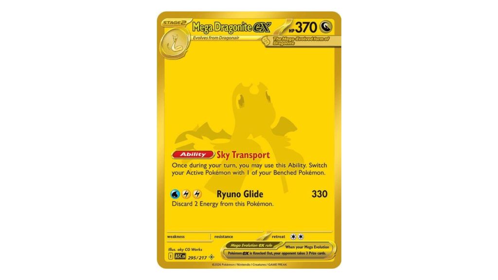 Mega Dragonite Hyper Rare Ascended Heroes