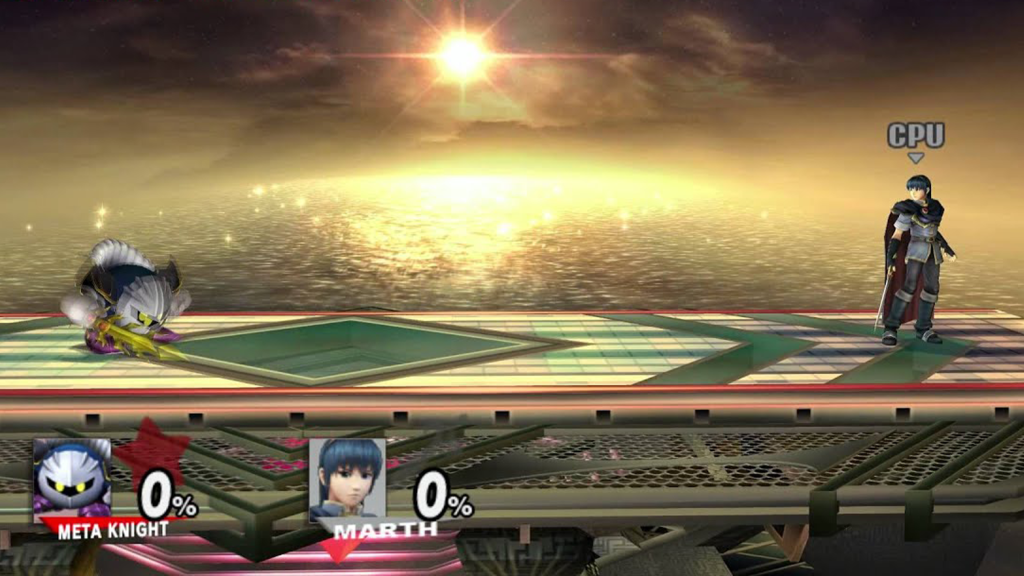 A screenshot from Super Smash Bros. Brawl (2008).