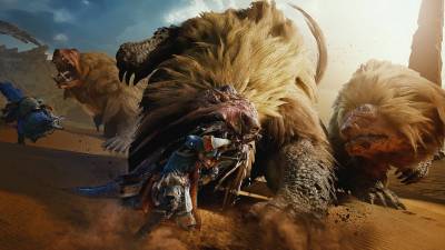 Monster Hunter Wilds Dosaguma hunt keyart