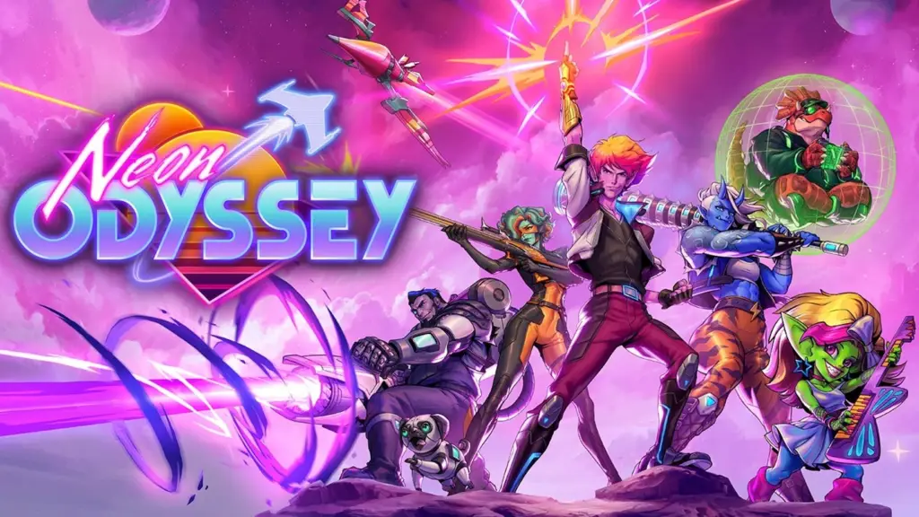 Neon Odyssey D&D adventure trilogy keyart