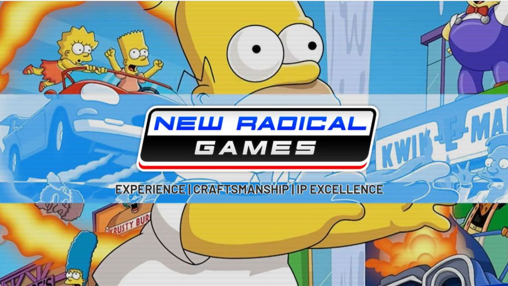 New Radical Games Website Simpsons Hit and Run