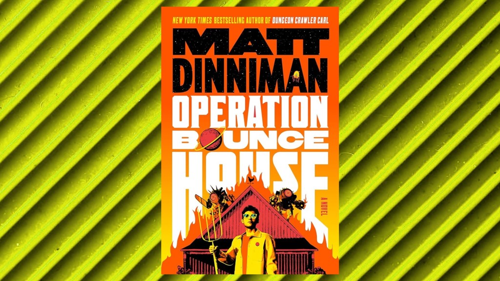 Operation Bounce House cover against a yellow background