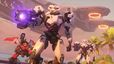 Robots from Overwatch 2's PvE Story Missions.