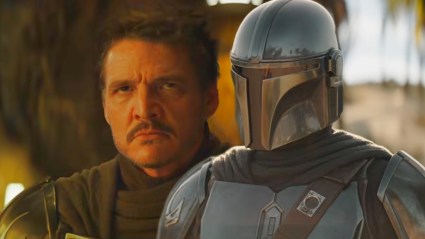 Pedro Pascal in The Mandalorian and Grogu