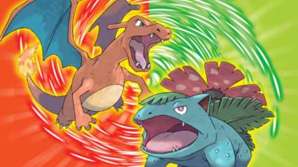 Pokemon FireRed and LeafGreen coverart